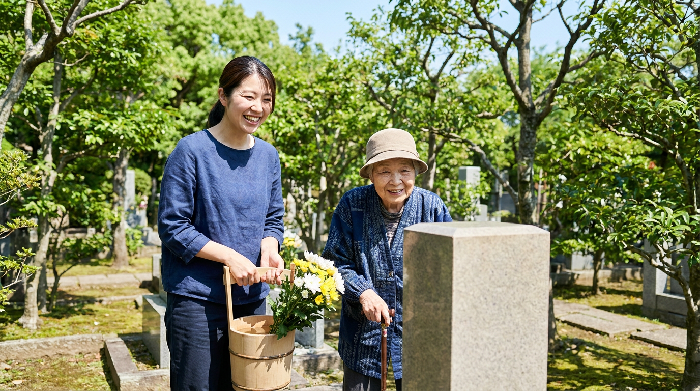 お墓参り同行